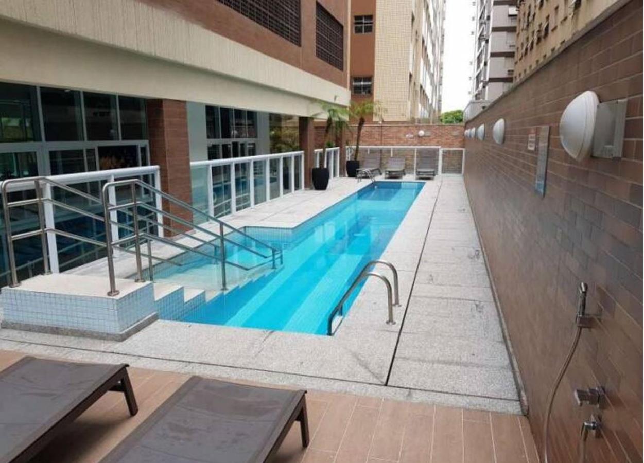 APTO Top com Vista pro Mar em Condomínio Completo em Frente à Praia! (6 pessoas) Santos (Sao Paulo) Exterior foto