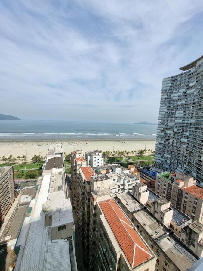 APTO Top com Vista pro Mar em Condomínio Completo em Frente à Praia! (6 pessoas) Santos (Sao Paulo) Exterior foto