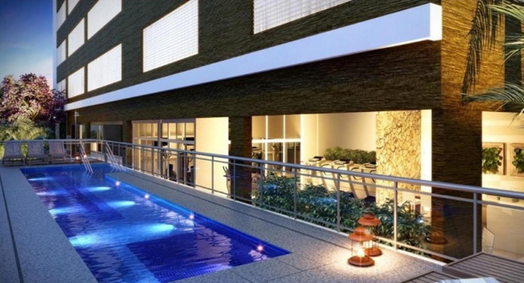 APTO Top com Vista pro Mar em Condomínio Completo em Frente à Praia! (6 pessoas) Santos (Sao Paulo) Exterior foto